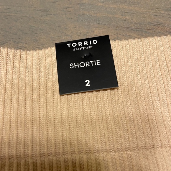 NEW! • TORRID • Nude Shortie Shorts | Size: 2 - Picture 2 of 4
